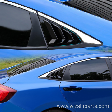 Rear Windows Louvers For Honda Civic